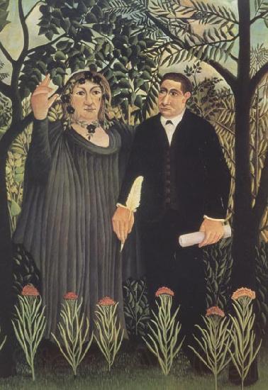 Henri Rousseau The Muse Inspiring the Poet Germany oil painting art